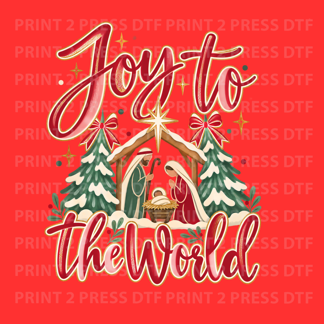 Joy To The World Gold Accents