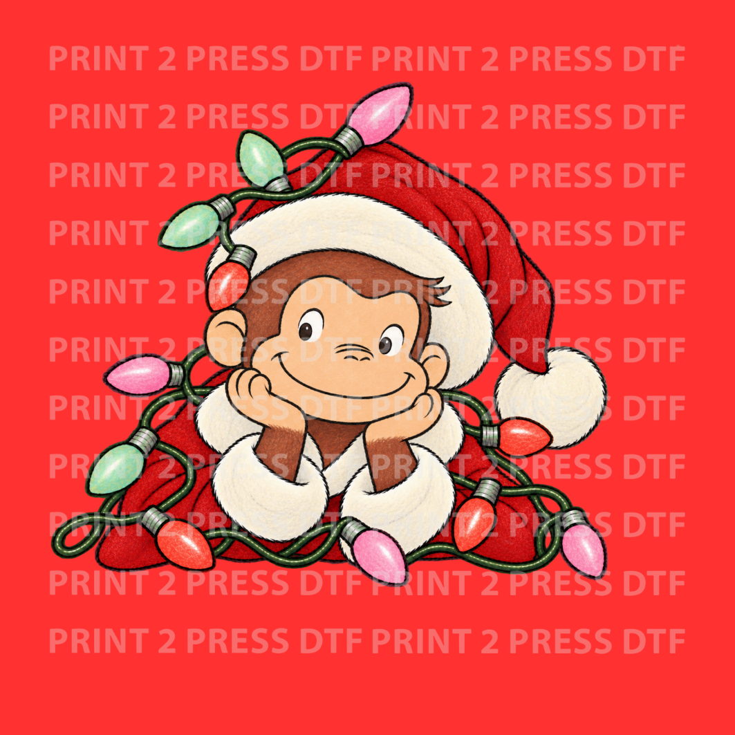 Curious George with Lights