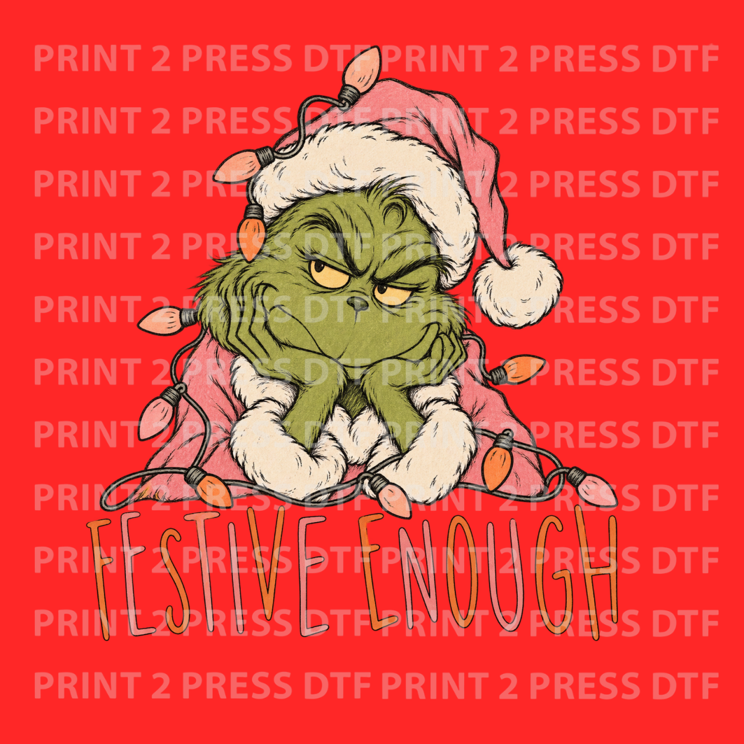 Festive Enough Grinch