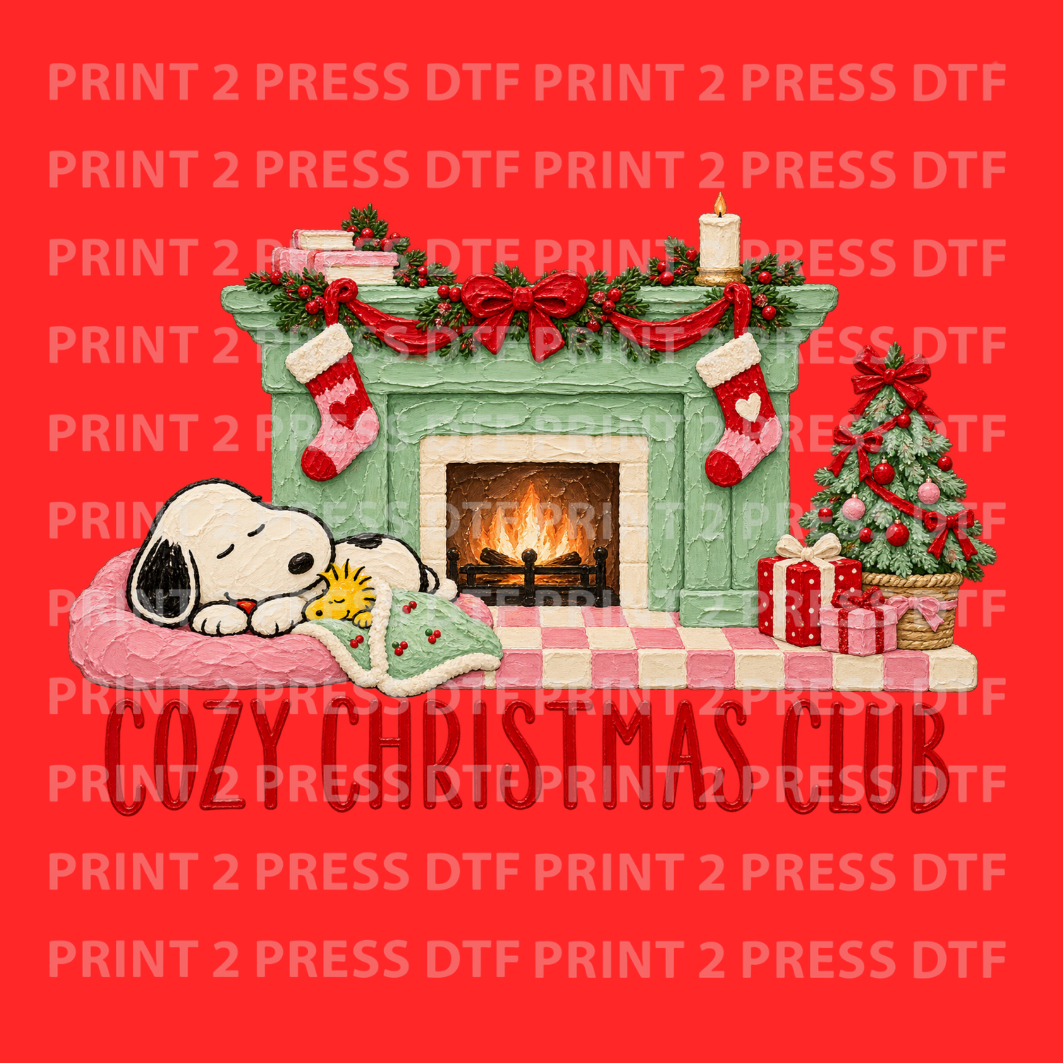 Snoopy Cozy Christmas Club