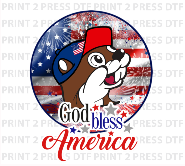 Beaver God Bless America