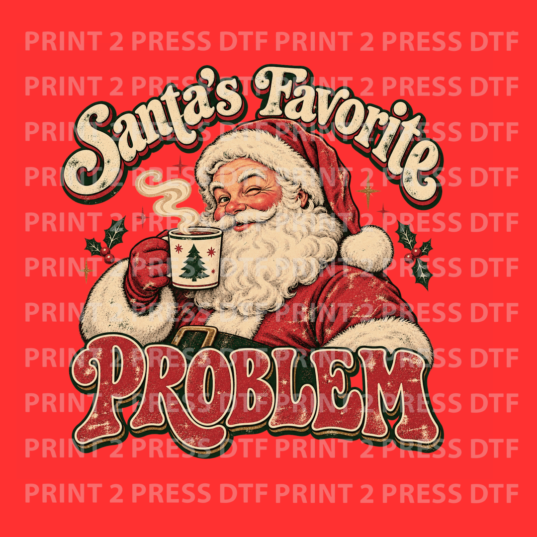 Santa's Favorite Problem Vintage