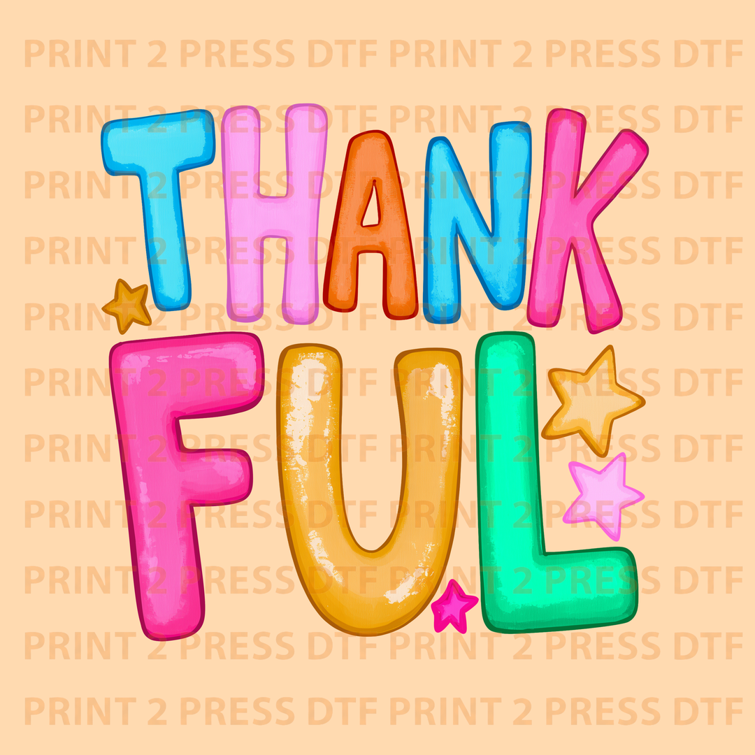Thankful Bright Colors