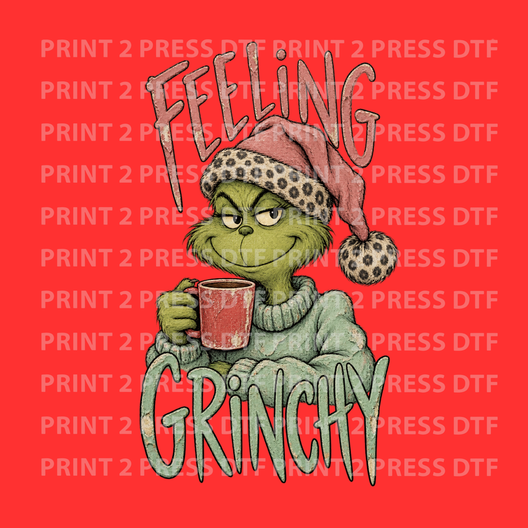 Feeling Grinchy Leopard Hat