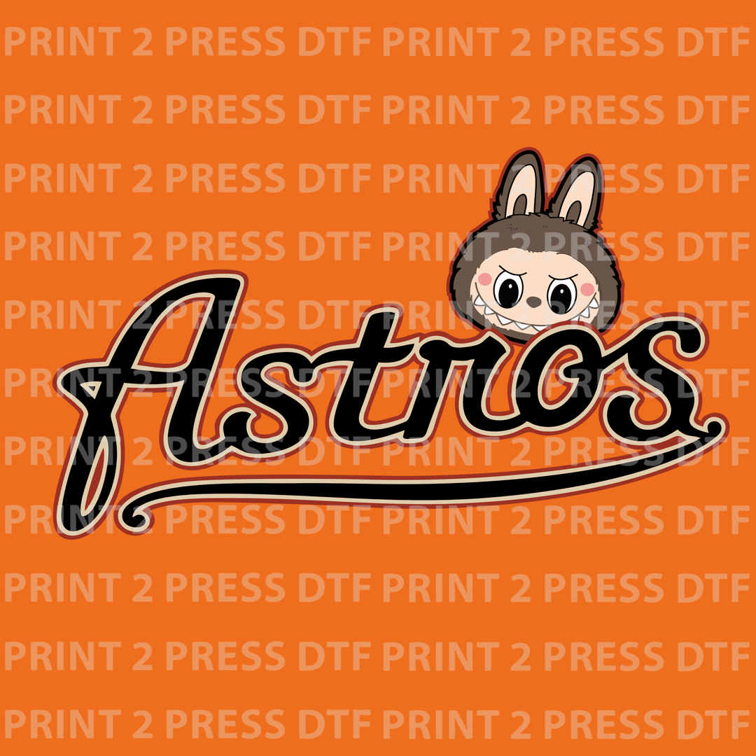 Retro Astros Labubu