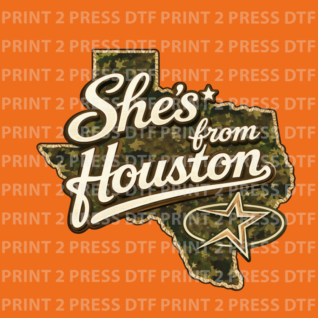 She's From Houston Astros Edition (Camo)