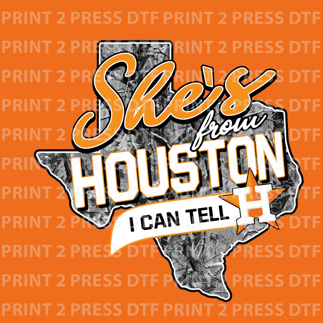 She's from Houston Camo White Houston
