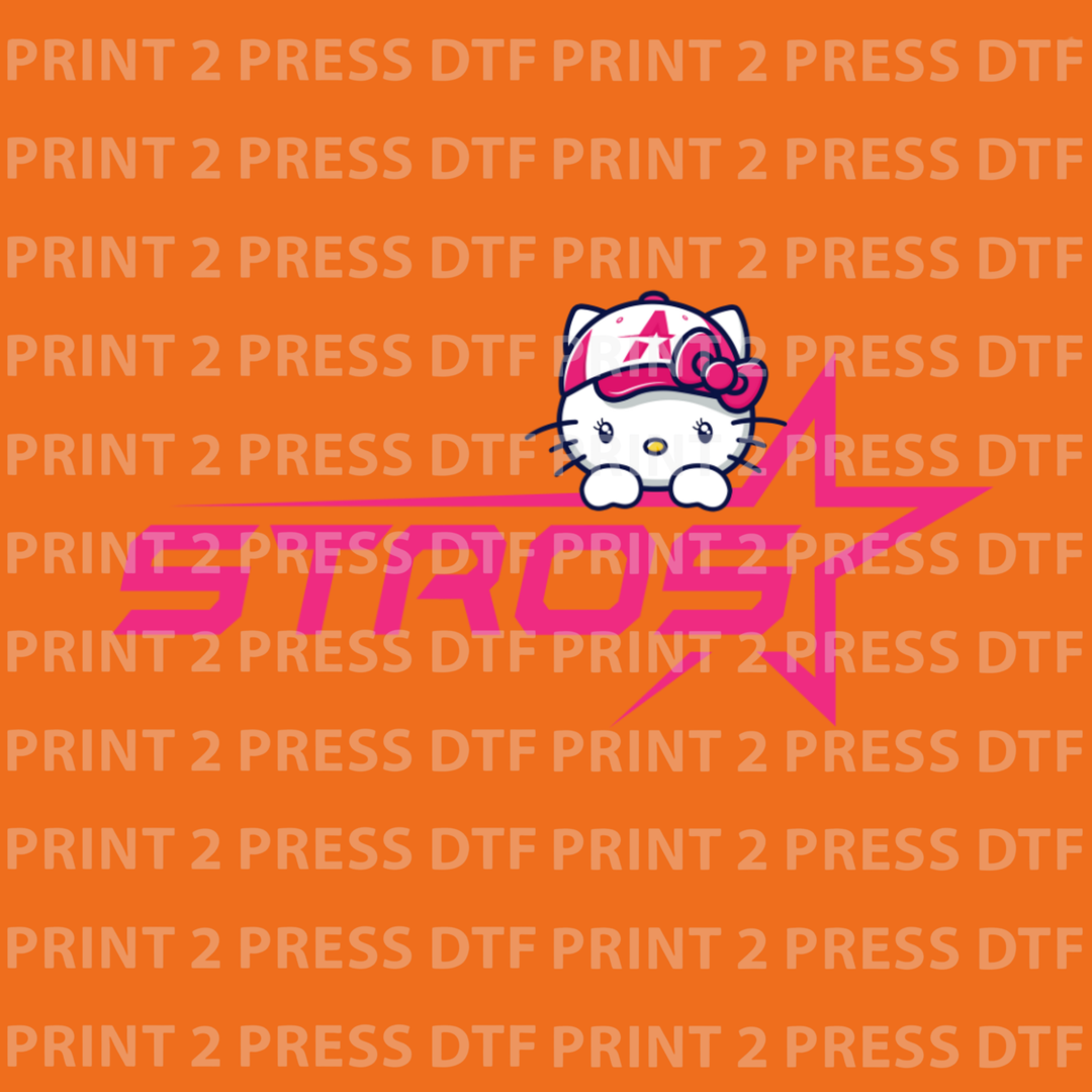 Pink Stros Hello Kitty