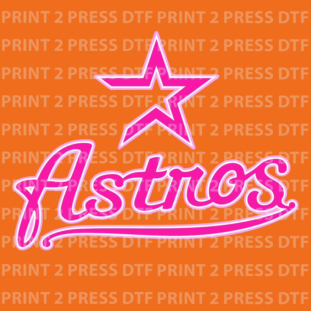 Pink Throwback Logo