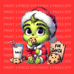 Milk and Cookies Grinchy