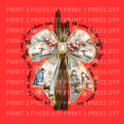 Oh Come Let Us Adore Him Cross (Pastel)