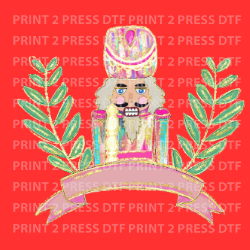 Pastel Nutcracker with Banner