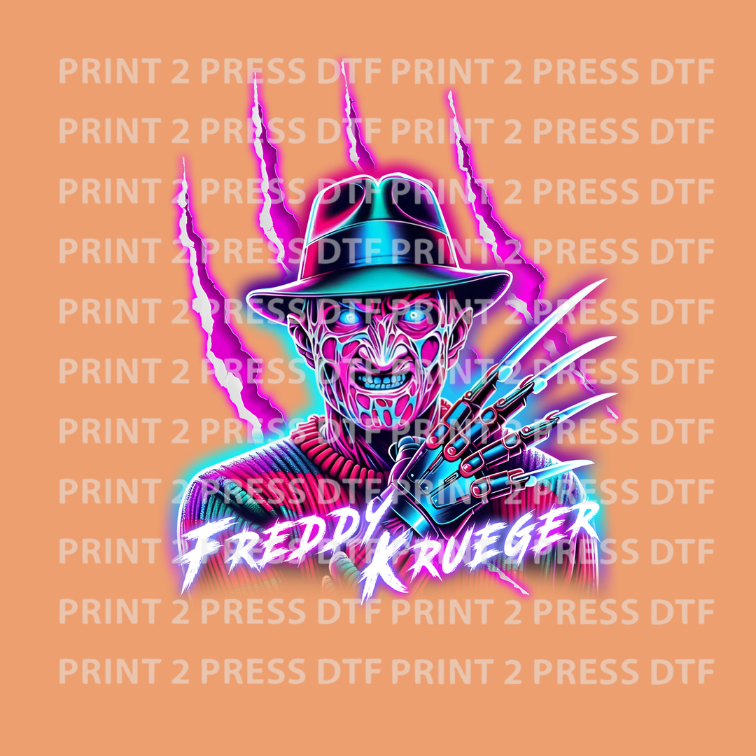 Neon Freddy Krueger