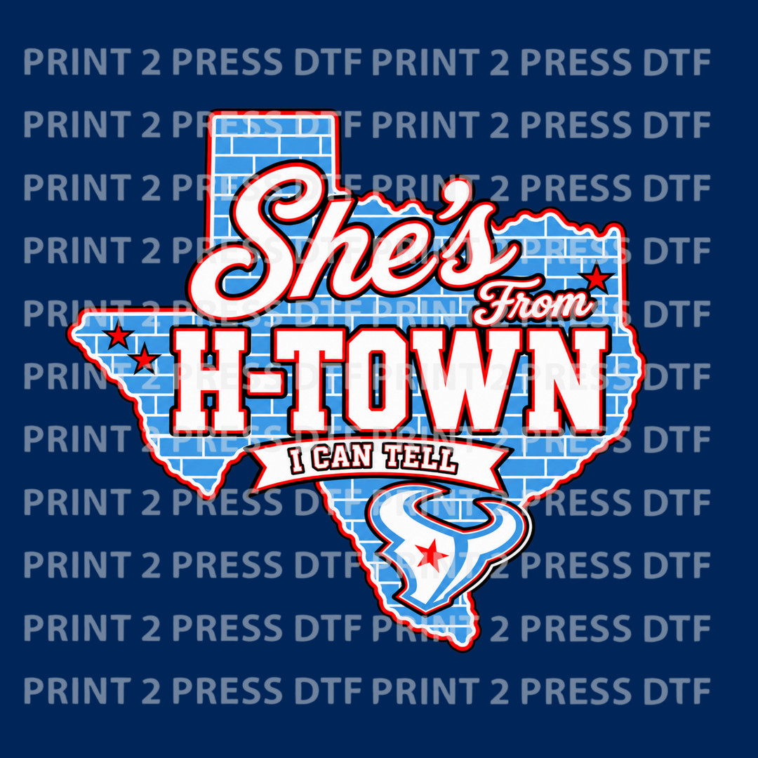 She's From H-Town I Can Tell (Tiles)