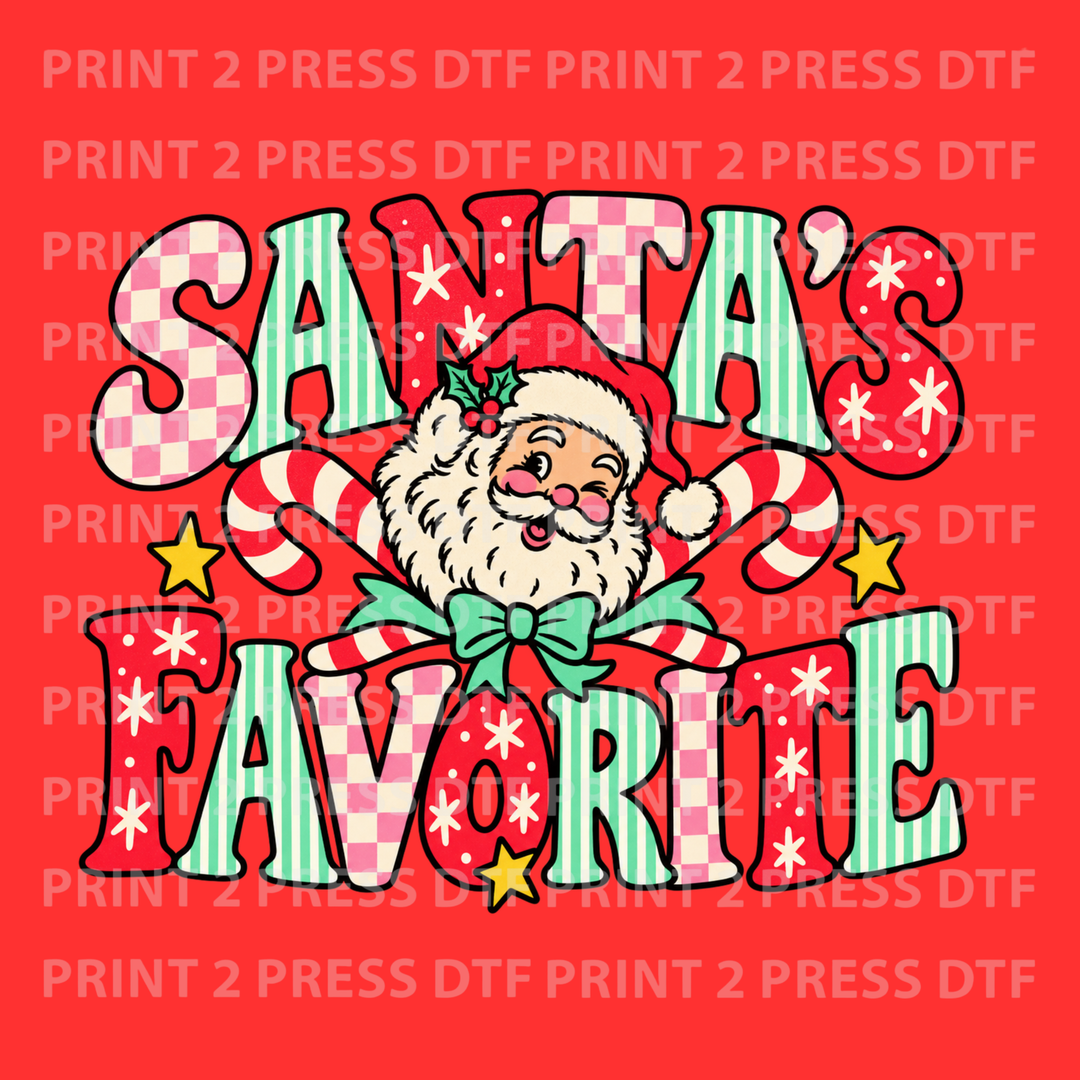 Santa's Favorite (Pattern Letters)