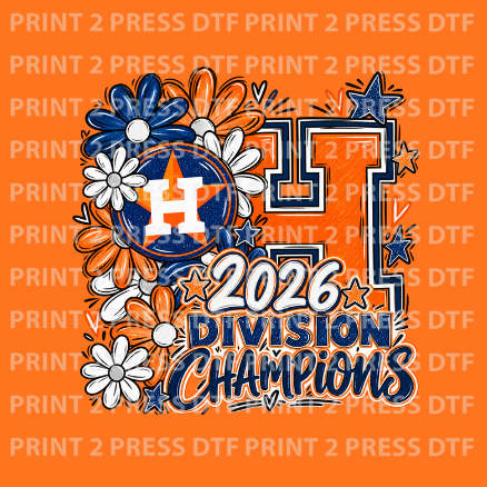 Orange H w Florals 2026 Division Champs