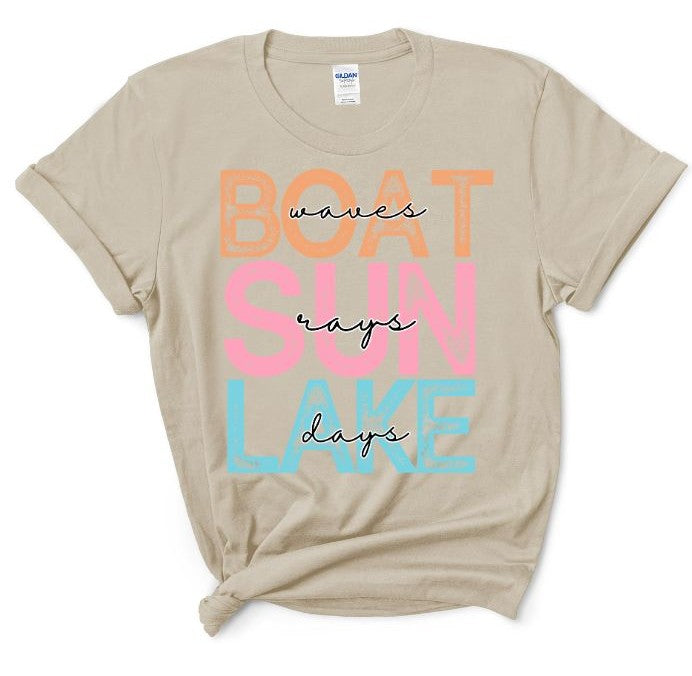 Boat Sun Lake