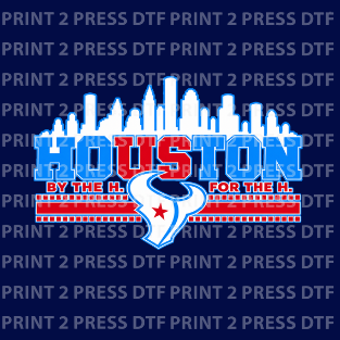 Houston For The H By The H White Skyline
