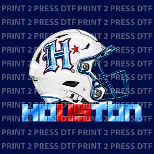 White Helmet w Houston Columbia Blue