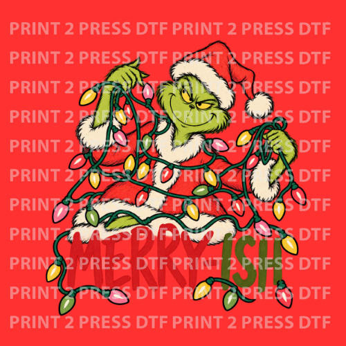 Merry-ish Grinch w Lights