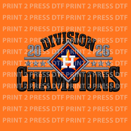 Divison Champs 2026 Black Letters