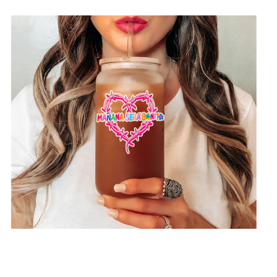 Mañana Sera Bonito Pink Heart