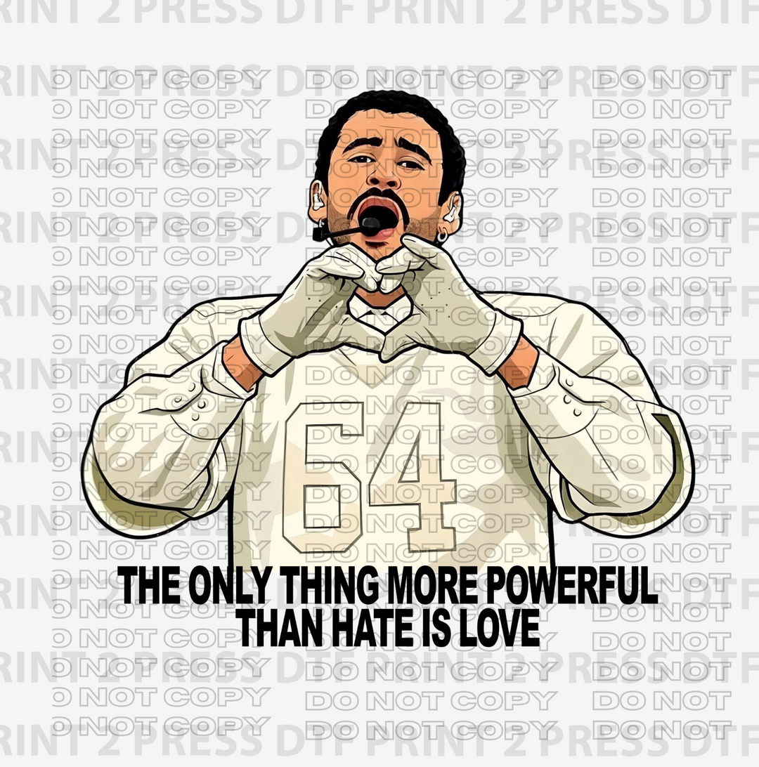 White Jersey (The Only Thing More Powerful Than Hate IS Love)