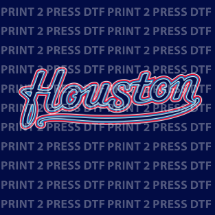 Houston White Red Blue Transparent
